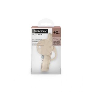 Lantisor clips pentru suzeta Suavinex Wonderland bej imagine