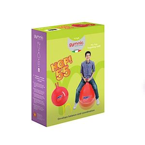 Minge cu maner 55 cm rosie pentru copii imagine