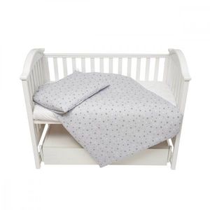 Set de lenjerie din bumbac pentru patut cu 3 piese Twins 120x60 cm imagine