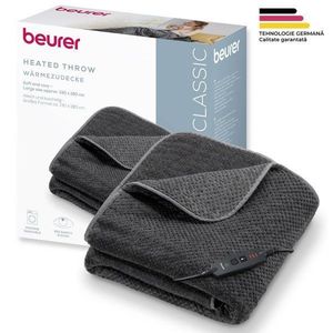 Patura electrica moale Beurer gri inchis imagine