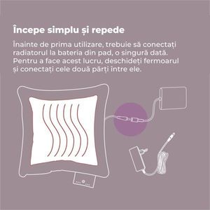 Perna electrica cu acumulator Beurer liliac imagine
