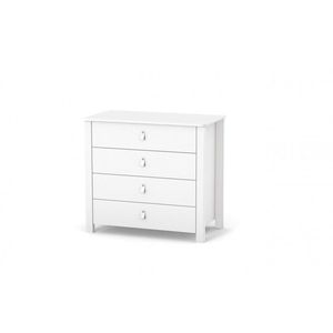 Comoda cu 4 sertare si manere din piele Veres 900 Monaco imagine