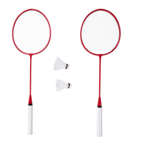 Set de badminton Donnay cu fileu si 2 rachete imagine