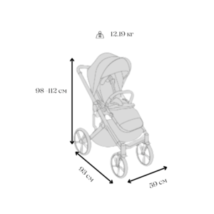 Carucior pentru copii Avionaut Sirius Beige 2 in 1 cu suspensie, maner telescopic, geanta, greutate admisa 22 kg imagine