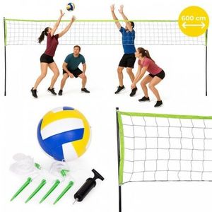 Fileu portabil pentru volei cu cadru, 600 x 242 cm, MultiGarden VS-5.7X2.3 imagine