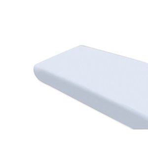 Cearceaf cu elastic MimiNu pentru pat 160x80 cm din bumbac Colectia Royal Blue imagine