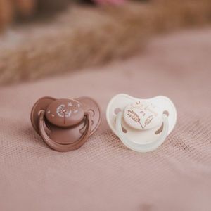 Set 2 suzete anatomice din silicon Babyono 18 luni+ imagine