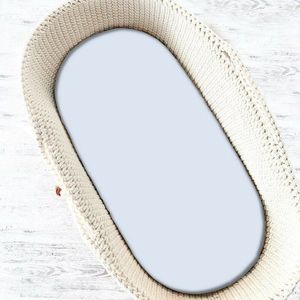 Cearceaf cu elastic MimiNu pentru patut 90x40 cm Colectia Royal Blue imagine