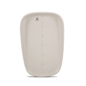 Saltea de infasat din spuma poliuretanica moale Lulu Beige, suprafata gradata, antialunecare, impermeabila, 43 x 10 x 68 cm imagine