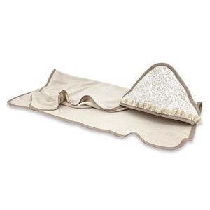 Prosop cu gluga MimiNu Premium cu volanas si dantela 100x100 cm Meadow imagine