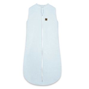 Sac de dormit MimiNu Premium din bumbac 3-12 luni 2.5 tog Soft Blue imagine