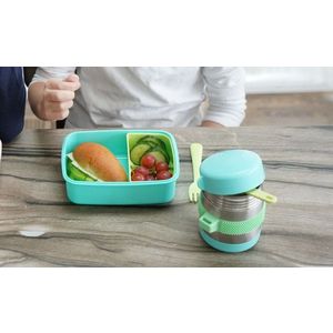 Termos cu lingurita Melii blue 300 ml imagine