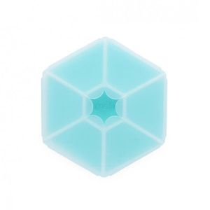 Cutie snack hexagon snackle cu 6 compartimente Melii blue imagine
