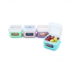 Set 4 recipiente silicon Snapgo cubes Melii 118 ml imagine