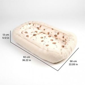 Co-sleeper anti-reflux CreamTeddy SeviBebe imagine