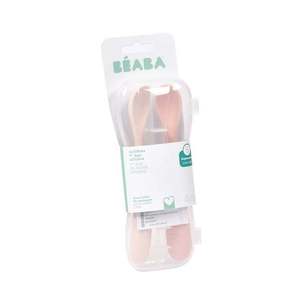 Set 2 lingurite din silicon Beaba Cotton +4 luni imagine