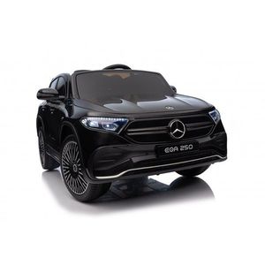 Masinuta electrica pentru copii cu licenta Mercedes Benz EQA Black, telecomanda 2.4G, motoare 2x35w, faruri si stopuri cu LED, deschidere usi, slow start, sistem troller imagine