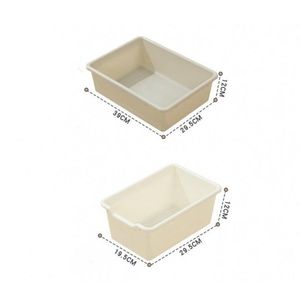 Organizator pentru copii Nichiduta Garden Beige Bear, cu rafturi deschise, pe 4 nivele, include 8 cutii mici si 6 cutii mari, dimensiune 105 x 33 x 85cm imagine