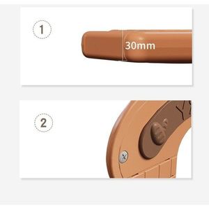 Casuta de joaca pentru copii Nichiduta Garden Brown Bakery, iluminata, intrare eleganta cu perdelele, constructie robusta, margini rotunjite, dimensiune 115 x 92 x 98 cm imagine