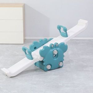 Balansoar pentru copii Nichiduta Garden green Crab, forma ergonomica, margini rotunjite, dimensiune 130 x 32 x 38 cm imagine