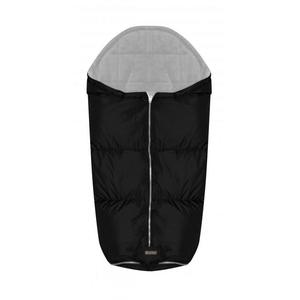 Sac termic de iarna impermeabil pentru carucior cu captuseala polar fleece Black imagine