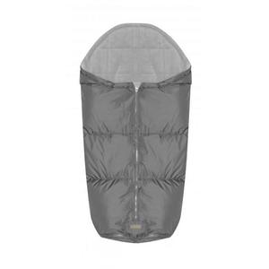 Sac termic de iarna impermeabil pentru carucior cu captuseala polar fleece Grey imagine