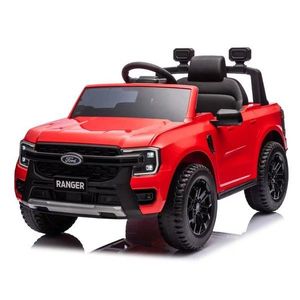 Masinuta electrica copii Ford Ranger Red cu licenta, scaun din piele ecologica, telecomanda 2.4G, acumulator 12V4.5Ah, doua motoarex35w, lumini led, oglinzi retrovizoare, usi cu deschidere, portbagaj imagine
