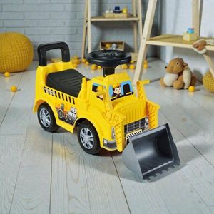 Excavator fara pedale, volan muzical, cupa frontala, 65.5x22.5x37 cm imagine