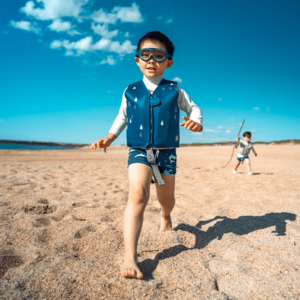 Ochelari de inot Bbluv Skuba Navy pentru copii 2 ani imagine