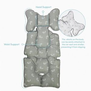 Protectie textila caruciorscaun auto Tiny Leaves SeviBebe imagine