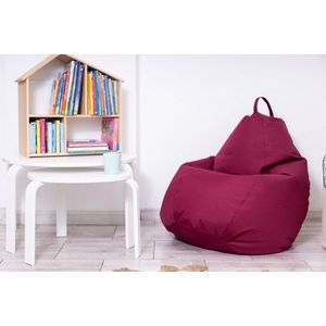 Fotoliu puf Bean bag visiniu XXL fara husa interioara imagine