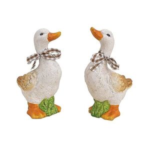 Rata alba decorativa din ceramica 16 cm imagine