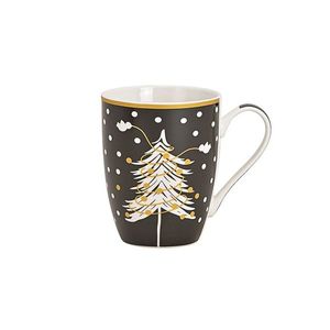 Cana din portelan model Craciun 10 cm imagine