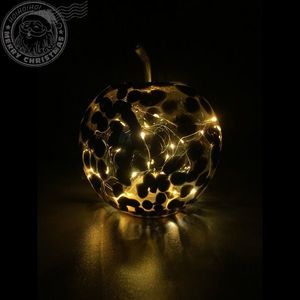 Mar decorativ maro cu 20 led-uri 16x17 cm imagine