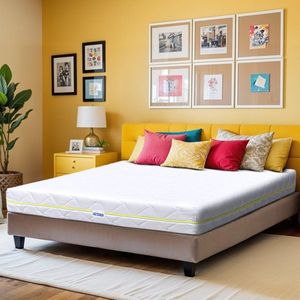 Saltea pentru copii, cu arcuri pocket 90x200 Bio Bumbac Air imagine