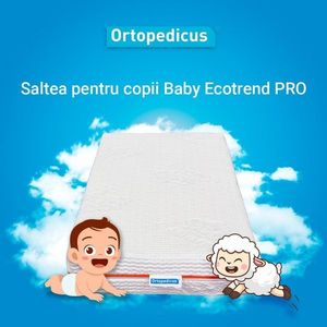 Saltea de pat pentru copii 70x140 Baby Ecotrend Pro imagine