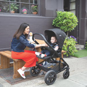 Carucior pentru copii multifunctional 3 in 1 Joie Chrome DLX Toffee imagine