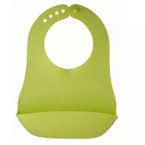 Baveta impermeabila moale Apple green +6 luni Rotho Baby Design imagine