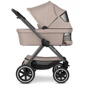 Carucior 2 in 1 pentru copii Abc Design Samba 2 Camel cu suspensie, maner telescopic, frana de mana, greutate admisa 22 kg imagine