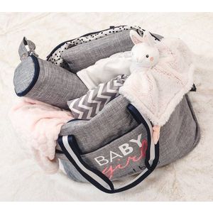 Geanta de infasat duffle Baby On Board Baby Girl imagine