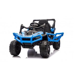 Masinuta electrica Nichiduta Off Road UTV Blue cu telecomanda 2.4G, acumulator 12V4.5Ah, doua motoarex35W, slow start, roti robuste cu rulment, suspensii, usi cu deschidere, bluetooth imagine