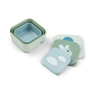 Set 3 caserole pentru gustari Done by Deer Happy Clouds green imagine