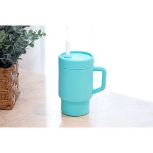 Cana cu pai din silicon Melii blue imagine