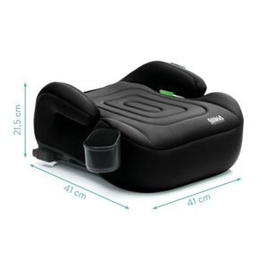 Inaltator auto cu isofix Luxe Flip black grupa 23 Fililikd cu suport integrat pentru sticle imagine