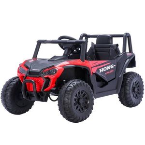 Masinuta electrica de teren pentru copii Nichiduta Off Road UTV Talon i-4WD Red cu telecomanda, acumulator 12V, 2 motoare, scaun din piele, pornire la buton, 2 viteze, slow start, suspensii, usbmp3bluetooth imagine