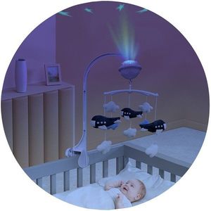 Carusel muzical pentru patut cu proiector Chipolino Planes imagine