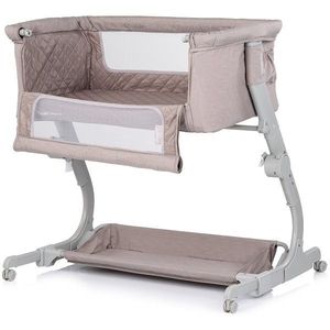 Patut co-sleeper Chipolino Eleganza Tiramisu cu laterala culisanta si pozitie anti-reflux imagine