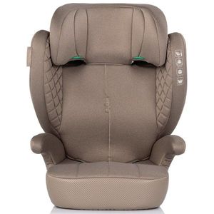 Scaun auto pentru copii Chipolino Cyber Latte 100-150 cm I-Size, husa detasabila, tetiera reglabila imagine