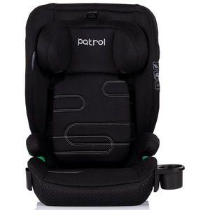 Scaun auto pentru copii Chipolino Patrol Noir I-Size 100-150 cm cu sistem Isofix, husa detasabila si suport pentru pahar imagine