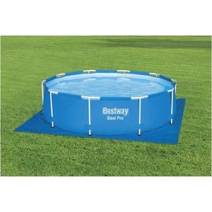 Prelata de protectie pentru baza piscinei Bestway 335x335 cm albastru imagine